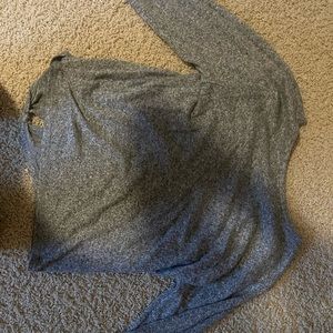 2 grey old navy tops